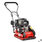 Kép 1/10 - HECHT 1111 lapvibrátor, Motor: Loncin 196cm3, 11kN, 53x37cm, 63kg, szállítókerék, gumilap