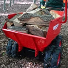Kép 7/12 - HECHT 2650 benzinmotoros szállító, Loncin 196cm3, 3 előre, 1 hátra, 2+2 kerék elől, Max: 500kg-ig,