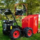 Kép 8/12 - HECHT 2650 benzinmotoros szállító, Loncin 196cm3, 3 előre, 1 hátra, 2+2 kerék elől, Max: 500kg-ig,
