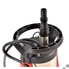 Kép 9/9 - HECHT 3122 INOX elektromos merűlő szivattyú, búvárszivattyú,1200W, 6500l, tisztavíz szivattyú