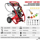 Kép 2/9 - HECHT 3230 benzinmotoros magasnyomású mosó, max: 207bár, OHV 196cm3, 681 l/óra