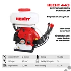 Kép 2/12 - HECHT 443 Benzinmotoros permetező, 2 ütemű, 43cm3, 2.2Le, tartály: 14 liter, segédszivattyúval