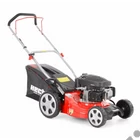 Kép 1/9 - HECHT 543 Benzinmotoros fűgyűjtős fűnyíró, 43cm, OHV 139cm3, csapágyazott kerék