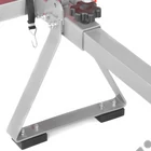Kép 9/13 - HECHT 6642 Benzinmotoros ágaprító, komposztáló, forgókéses, OHV420cm3, ágátmérő: 10cm, VONTATHATÓ