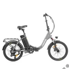 Kép 1/16 - HECHT COMPOS GREY Elektromos kerékpár, e-bike, 20", 36V, 10.0Ah, Shimano váltó, tárcsafék, összecsukható