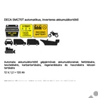 Kép 2/3 - DECA SM C70T akkumulátortöltő, inverteres, 12V, 1,2-120 Ah, (töltés, ellenőrzés, karbantartás)
