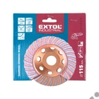 Kép 4/4 - EXTOL industrial gyémántcsiszoló korong; 115mm×22,2mm, Turbo/lamellás jellegű