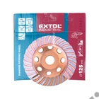 Kép 4/4 - EXTOL industrial gyémántcsiszoló korong; 125mm×22,2mm, Turbo/lamellás jellegű