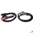 Kép 1/7 - EXTOL premium hegesztő kábelpár, földelőkábel csipesszel + munkakábel elektródafogóval, 160A, 3m, 25mm2, csatlakozó: 10-25
