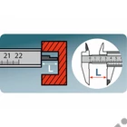 Kép 5/7 - EXTOL premium tolómérő INOX (mélységmérővel) ; 0,05×200mm
