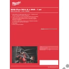 Kép 2/2 - Milwaukee MX4 SDS-Plus 4 élű fúrószár  8 x 200/260 mm  1 db