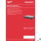 Kép 2/4 - Milwaukee PACKOUT™ Rendszerező doboz nagy, ütésálló polimer, 500 x 380 x 120 mm