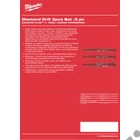 Kép 2/2 - Milwaukee M14 Száraz gyémántfúró (O 6, 8, 10 mm) készlet - 1 db