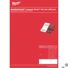 Kép 3/3 - Milwaukee  Shockwave 35 darabos Bitkészlet, PH/PZ/TX, lézerrel edzett