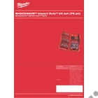 Kép 2/3 - Milwaukee Shockwave 75 darabos Bitkészlet, PH/PZ/TX, lézerrel edzett