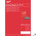 Kép 3/3 - Milwaukee 1/2" dugókulcs készlet, 1/2" racsnis hajtószárral, 28 részes