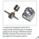 Kép 13/16 - Oleo-mac BCH 400 T benzinmotoros bozótvágó, fűkasza, ház körüli használatra, 40.2cm3, 2,0Le, damilfej, fűvágó tárcsa, dupla heveder