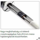 Kép 14/16 - Oleo-mac BCH 400 T benzinmotoros bozótvágó, fűkasza, ház körüli használatra, 40.2cm3, 2,0Le, damilfej, fűvágó tárcsa, dupla heveder