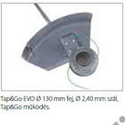 Kép 16/16 - Oleo-mac BCH 400 T benzinmotoros bozótvágó, fűkasza, ház körüli használatra, 40.2cm3, 2,0Le, damilfej, fűvágó tárcsa, dupla heveder