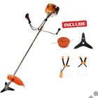 Kép 1/4 - RURIS DAC310 benzinmotoros bozótvágó, fűkasza 52cm3, 2,5Le, damilfej, vágótárcsa