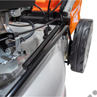 Kép 2/6 - RURIS RX400S Benzinmotoros önjáró fűgyűjtős fűnyíró, 51cm, OHV 196cm3, oldalkidobó, mulcsbetét, csapágyazott kerék