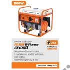 Kép 2/5 - RURIS R-POWER GE 1000 Egyfázisú áramfejlesztő, 230V, max: 1000W, Motor: OHV 130cm3
