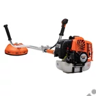 Kép 4/5 - RURIS DAC 410 benzinmotoros bozótvágó, fűkasza 57cm3, 3,3Le, damilfej, 3ágú vágótárcsa, 8fogú vágótárcsa, 90fogú vídiás vágótárcsa, dupla vállheveder