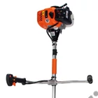 Kép 5/5 - RURIS DAC 410 benzinmotoros bozótvágó, fűkasza 57cm3, 3,3Le, damilfej, 3ágú vágótárcsa, 8fogú vágótárcsa, 90fogú vídiás vágótárcsa, dupla vállheveder