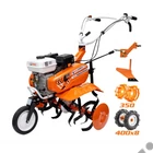 Kép 1/13 - RURIS DAC 7000 ACC2 Benzinmotoros kapálógép, 208cm3, 2x3 kapatag, 2+1 sebesség +gumikerék, +vaskerék, +szántó eke, +szerszámtartó 