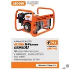 Kép 2/8 - RURIS R-POWER GE 2500 Egyfázisú áramfejlesztő, 230V, Max: 2500W, Motor: OHV 196cm3