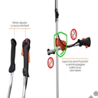 Kép 8/8 - RURIS RR 360 benzinmotoros bozótvágó, fűkasza 36,3cm3, 2,4Le, 3ágú vágótárcsa, dupla vállheveder