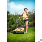 Kép 3/4 - Riwall REV 3816 elektromos gyepszellőztető, gyeplazító, 38cm, 1600W, 16 acél kés, rugós tengely, fűgyűjtő