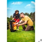 Kép 4/4 - Riwall REV 3816 elektromos gyepszellőztető, gyeplazító, 38cm, 1600W, 16 acél kés, rugós tengely, fűgyűjtő