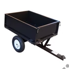 Kép 1/2 - Riwall RDC 225 T fűnyíró traktor utánfutó, szállító kocsi, max: 225kg, billenthető