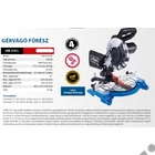 Kép 2/5 - Scheppach HM 210 L gérvágó fűrész , 1500W, 210mm tárcsa, lézerrel