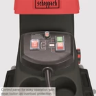 Kép 3/7 - Scheppach GS 60 Elektromos ágaprító, komposztáló, Maróhengeres, 2800W, ágátmérő: 4,5 cm, gyűjtődoboz