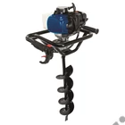 Kép 1/7 - Scheppach EB 2000 benzinmotoros földfúró, gödörfúró, 52,0cm3, 1.9Le, 100mm, 150mm, 200mm fúrószárral