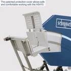 Kép 6/7 - Scheppach HS 410, billenővályús körfűrész 230V, 2200W, 400 mm tárcsaátmérő, max: 140mm