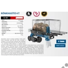Kép 2/8 - Scheppach HL 460 vízszintes rönkhasító, 4 tonna, 230V, 1500W, hossz: 37cm-ig,