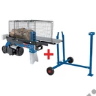Kép 1/10 - Scheppach HL 760 LS, vízszintes rönkhasító, 7 tonna, 230V, 2200W, hossz: 52cm-ig, ÁLLVÁNNYAL, kereszthasító külön rendelhető