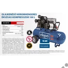 Kép 2/5 - Scheppach HC 550 TC olajkenésű kompresszor, 550l/perc 10bar tartály 100L, 230V 2200W
