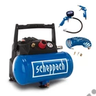 Kép 1/9 - Scheppach HC 06 olajmentes kompresszor, 200l/perc 8bar, tartály 6l, 230V 1200W