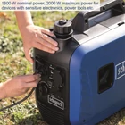 Kép 5/8 - SCHEPPACH SG 2500I Egyfázisú áramfejlesztő Inverter, 230V, Max: 2000W, 7A, Motor: OHV, 79cm3