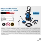Kép 2/9 - Scheppach HPC 1600 KIT magasnyomású mosó max: 135bar,1600W, 420 l/óra, önfelszívó, tartozékokkal