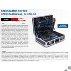 Kép 2/4 - Scheppach TB 200 szerszámkászlet, Dugókulcskészlet, bitkészlet, csillag-villás készlet, 141 darabos, alu kofferben