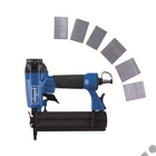 Kép 1/2 - Scheppach pneumatikus szögbelövő, tüzőgép, üzemi nyomás: 8,3 Bar, csatlakozó:1/4", Kapcsokkal