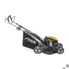 Stiga Twinclip 50 SQ H benzines gyűjtős önjáró fűnyíró 48cm 145 cm³ 2,75 kW 70L HONDA motor Stiga Twinclip 50 SQ H benzines gyűjtős önjáró fűnyíró 48cm 145 cm³ 2,75 kW 70L HONDA motor