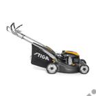 Stiga Twinclip 55 SV H benzines gyűjtős önjáró fűnyíró 53cm 167 cm³ 3,3 kW 70L HONDA motor Stiga Twinclip 55 SV H benzines gyűjtős önjáró fűnyíró 53cm 167 cm³ 3,3 kW 70L HONDA motor