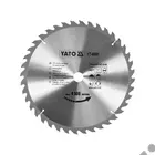 Kép 1/2 - YATO körfűrészlap fához, TCT, 350x30x2,5mm, Z40 fogas