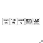 Kép 6/6 - YATO Pillanatforrasztó páka 180W LED-es